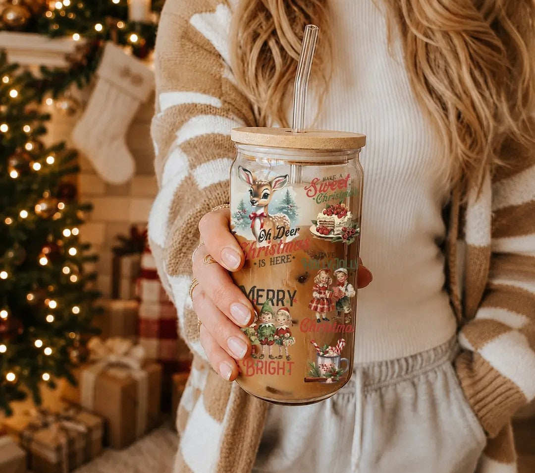 Gobelet verre Noël