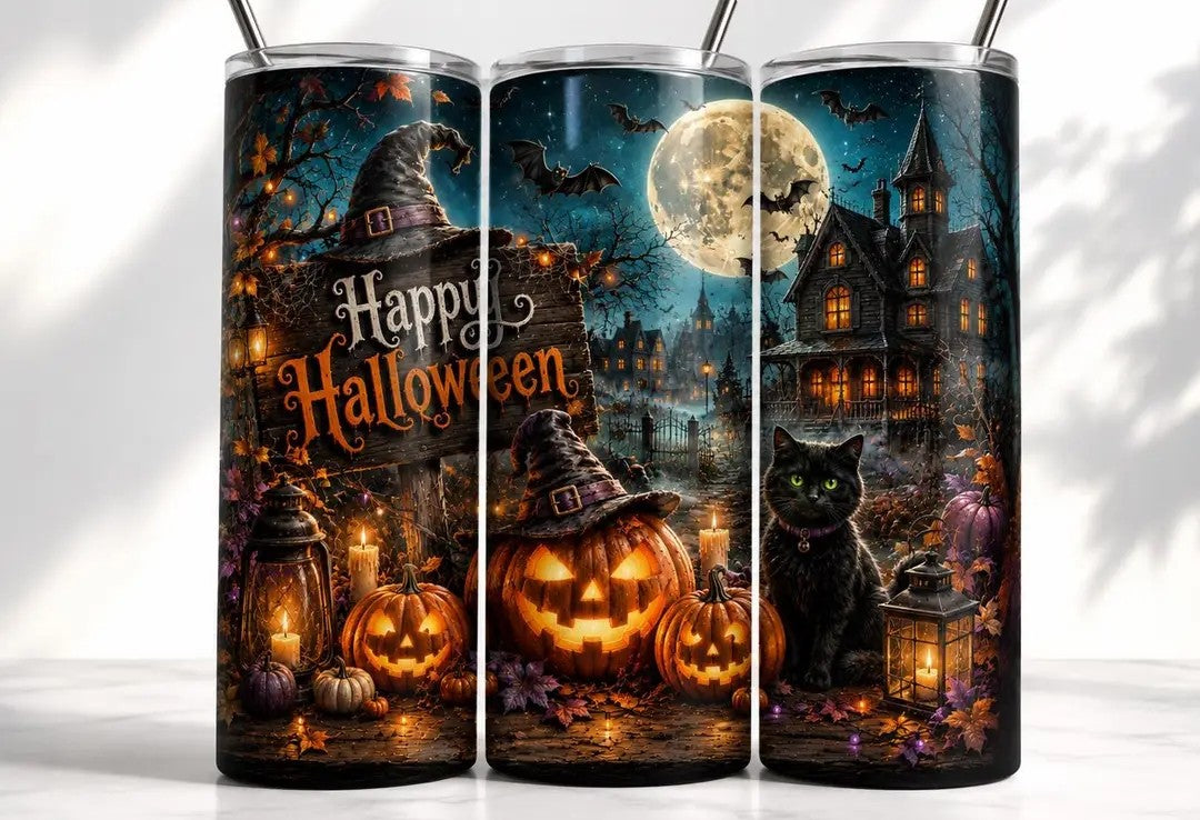 Tumbler Happy Hallowen