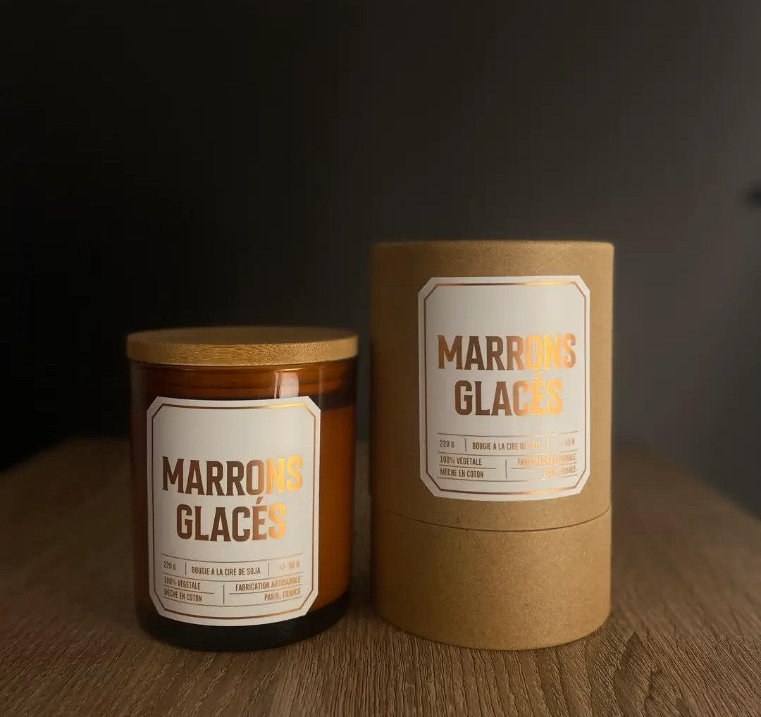 Bougie Marron glacé
