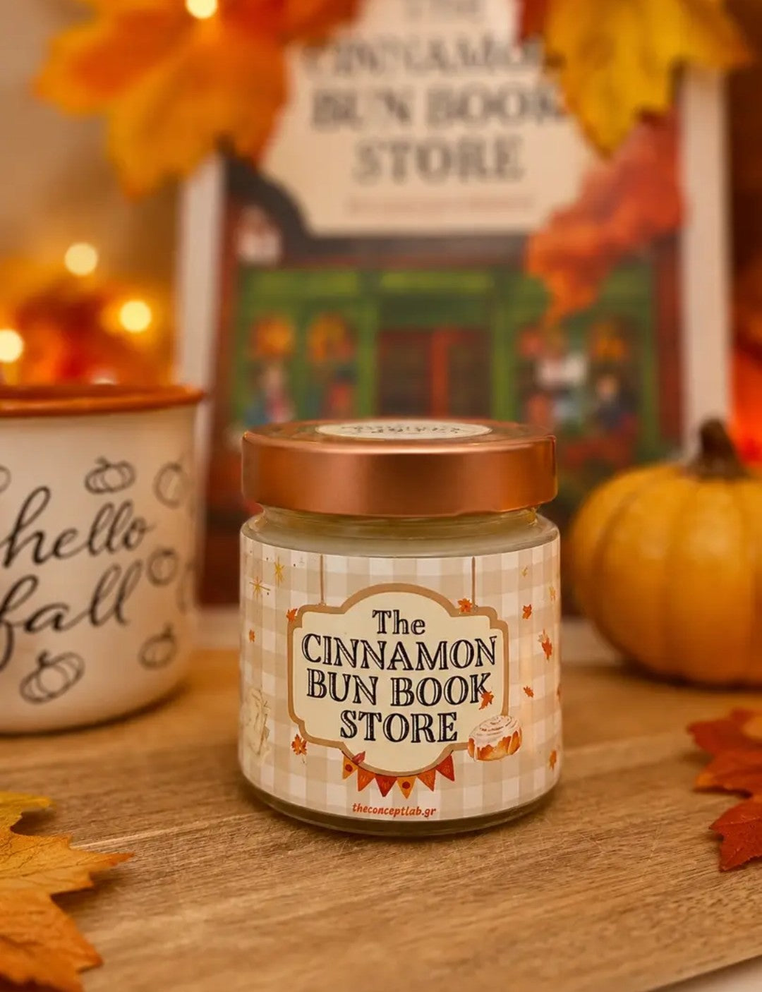 Bougie La librairie Cinnamon Bun