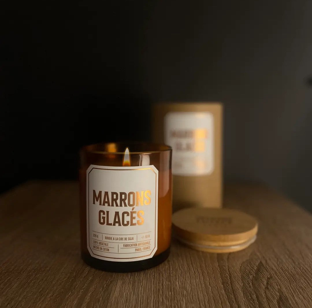 Bougie Marron glacé