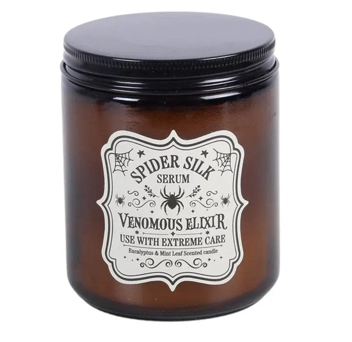 Bougie sérum d'araignée , eucalyptus et menthe